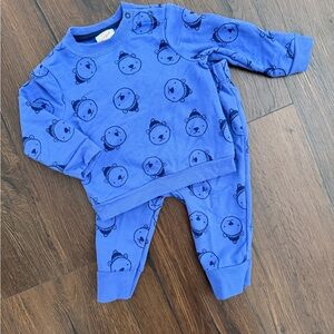 Cat & Jack 6-9mo Winter Bear Matching Set